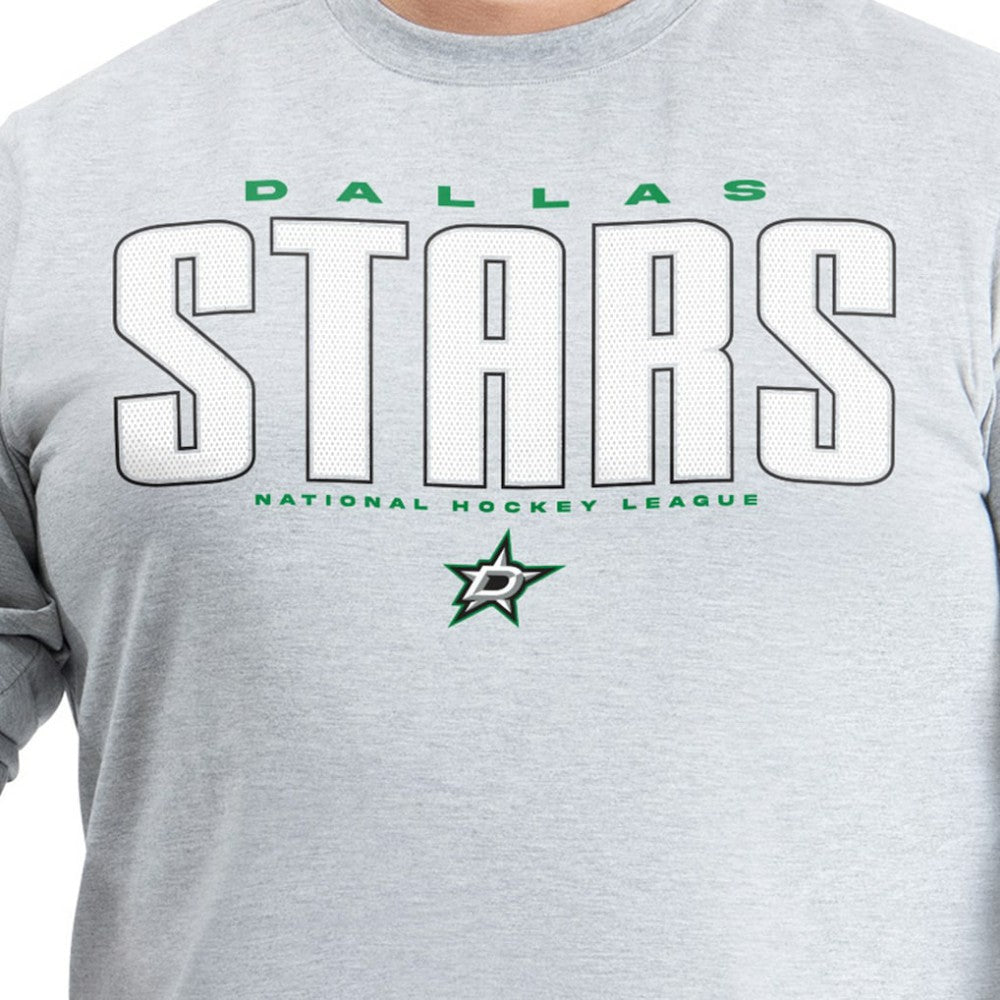 Dallas Stars G-III Sports by Carl Banks Adaptive Mesh Effect Long Sleeve T-Shirt - Gray | NHL on sale