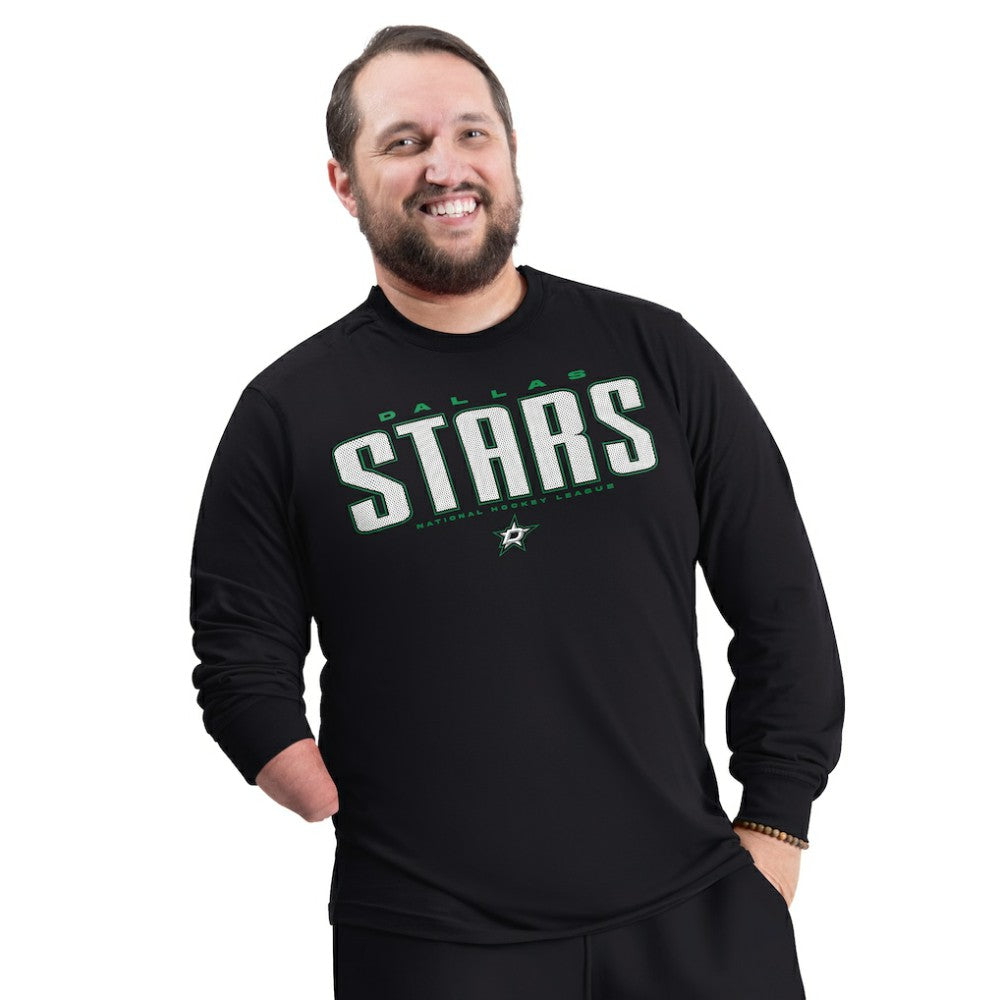 Dallas Stars G-III Sports by Carl Banks Adaptive Mesh Effect Long Sleeve T-Shirt - Black | NHL discount