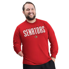 Ottawa Senators G-III Sports by Carl Banks Adaptive Mesh Effect Long Sleeve T-Shirt - Red | NHL near me