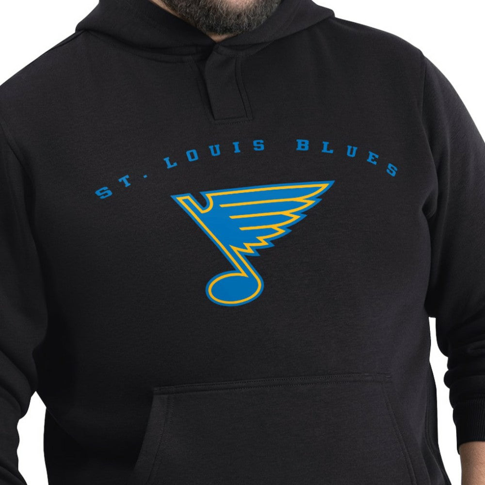 St. Louis Blues G-III Sports by Carl Banks Adaptive Classic Team Arc Fleece Hoodie - Black | NHL sale