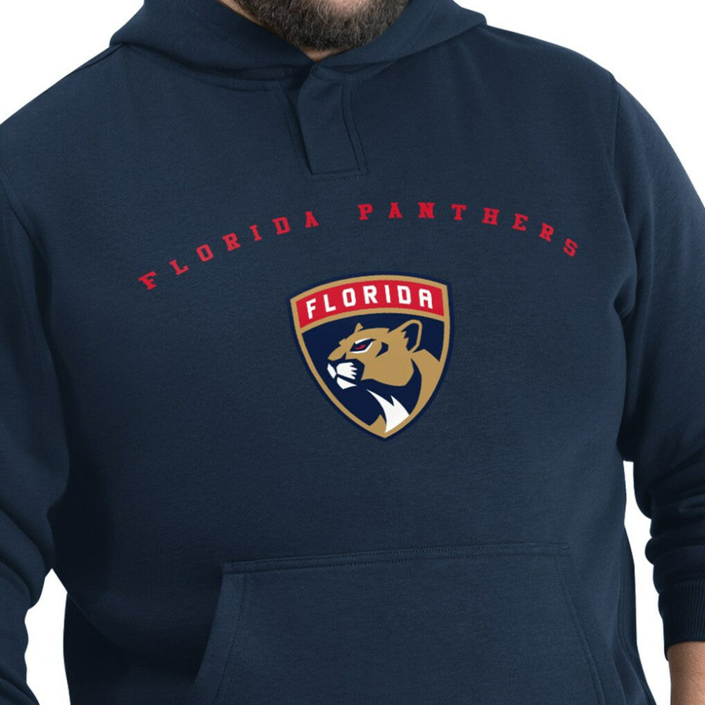 Florida Panthers G-III Sports by Carl Banks Adaptive Classic Team Arc Fleece Hoodie - Navy | NHL Clearance