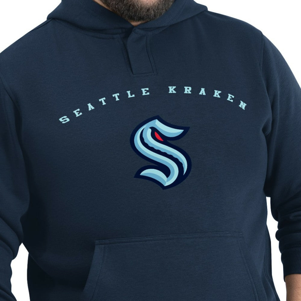 Seattle Kraken G-III Sports by Carl Banks Adaptive Classic Team Arc Fleece Hoodie - Deep Sea Blue | NHL sale