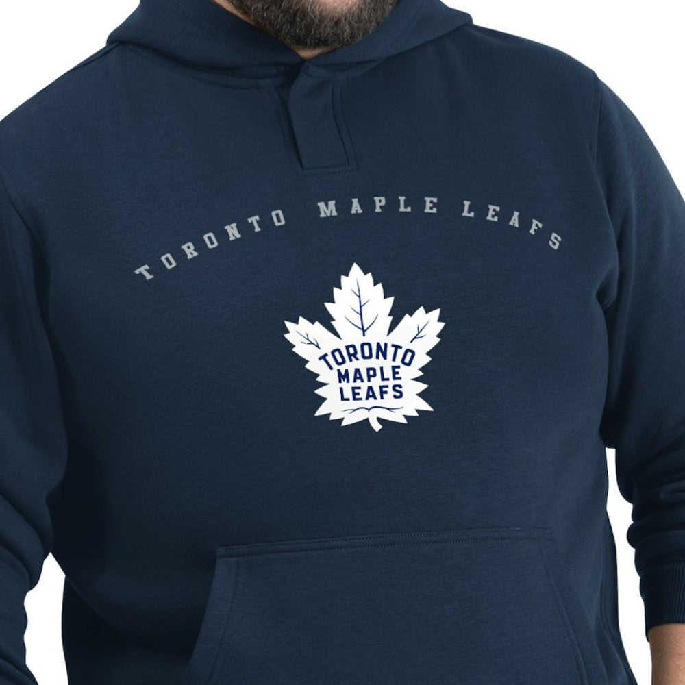 Toronto Maple Leafs G-III Sports by Carl Banks Adaptive Classic Team Arc Fleece Hoodie - Navy | NHL Clearance
