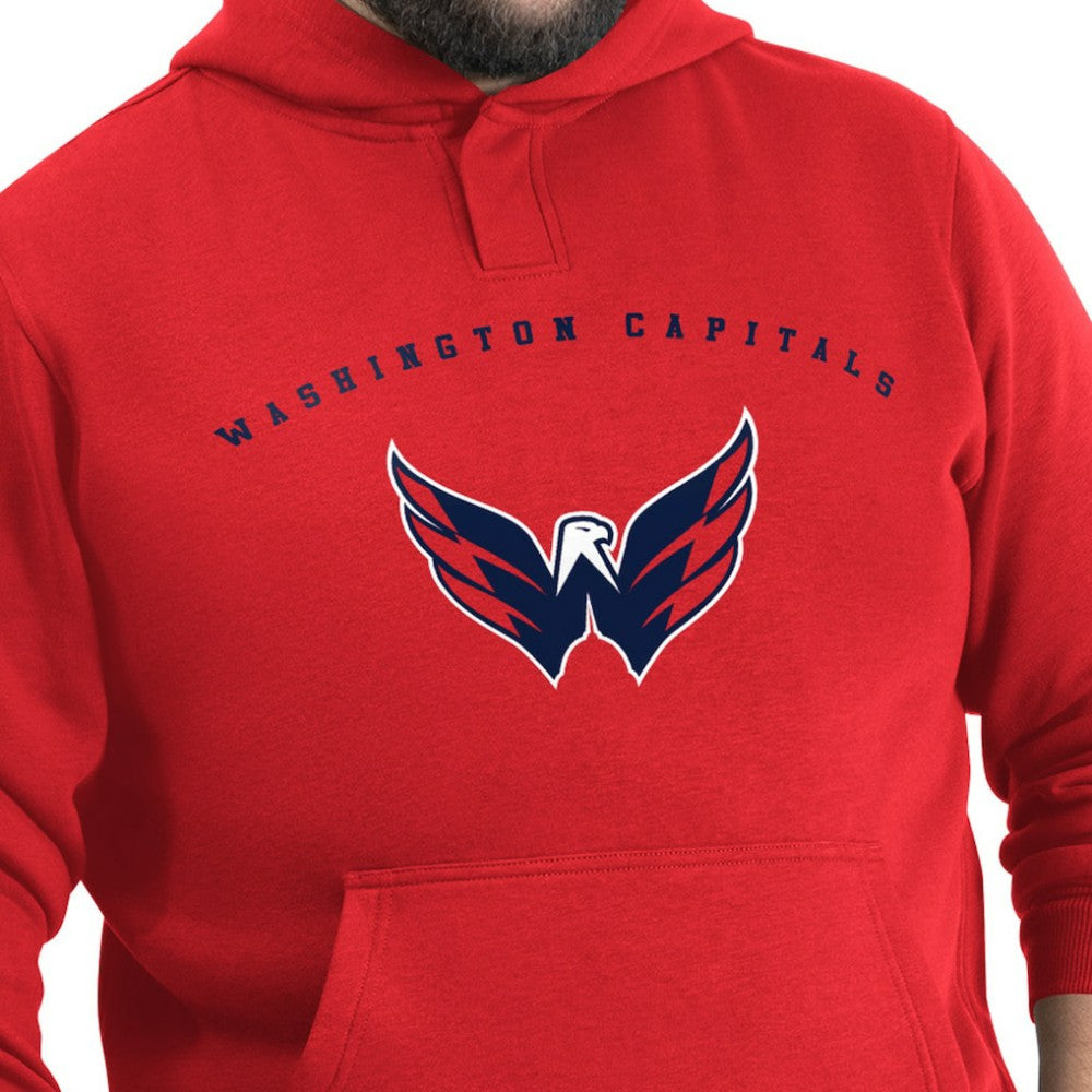 Washington Capitals G-III Sports by Carl Banks Adaptive Classic Team Arc Fleece Hoodie - Red | NHL sale