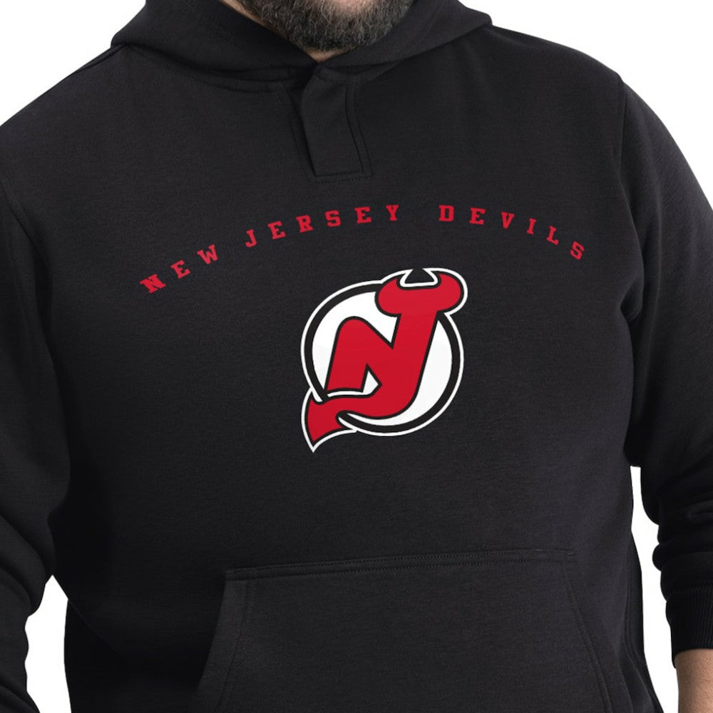 New Jersey Devils G-III Sports by Carl Banks Adaptive Classic Team Arc Fleece Hoodie - Black | NHL online