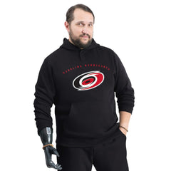 Carolina Hurricanes G-III Sports by Carl Banks Adaptive Classic Team Arc Fleece Hoodie - Black | NHL discount