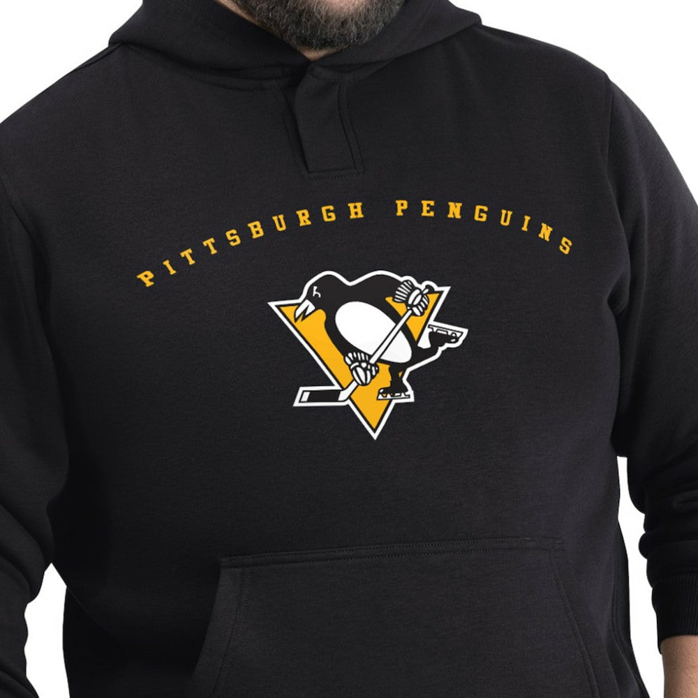 Pittsburgh Penguins G-III Sports by Carl Banks Adaptive Classic Team Arc Fleece Hoodie - Black | NHL sale
