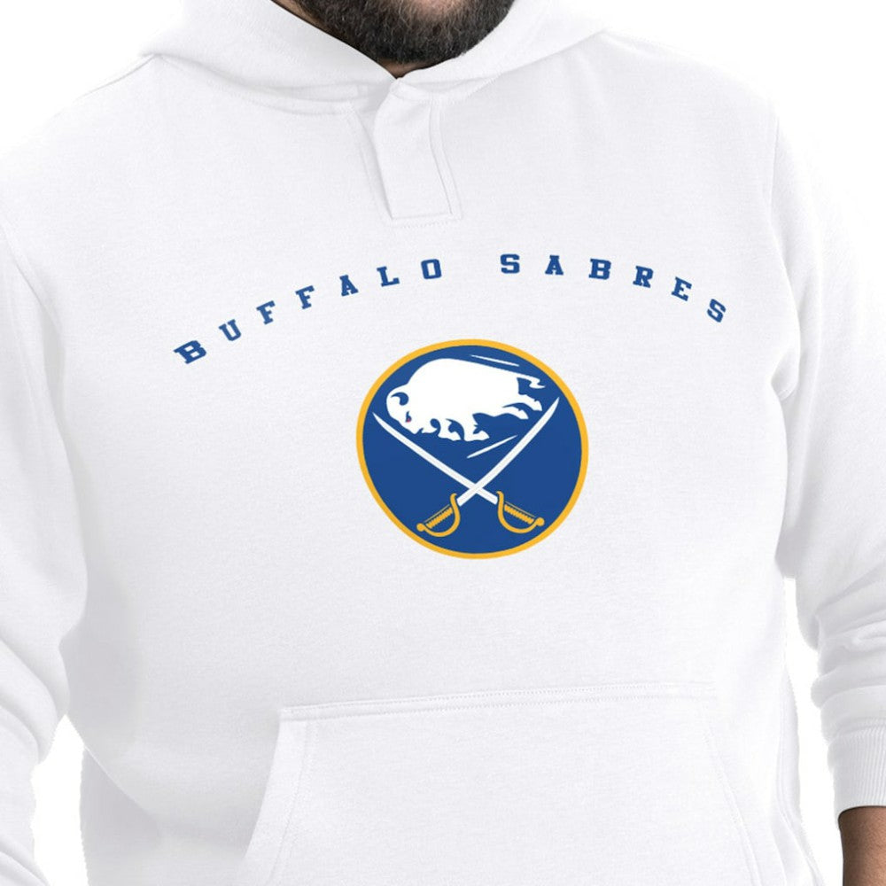 Buffalo Sabres G-III Sports by Carl Banks Adaptive Classic Team Arc Fleece Hoodie - White | NHL near me