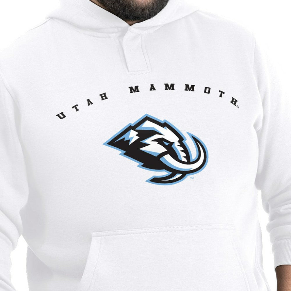 Utah Mammoth G-III Sports by Carl Banks Adaptive Classic Team Arc Fleece Hoodie - White | NHL sale