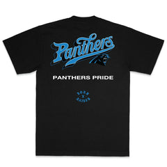 Carolina Panthers Born x Raised Unisex Pro Script T-Shirt - Black - NFL