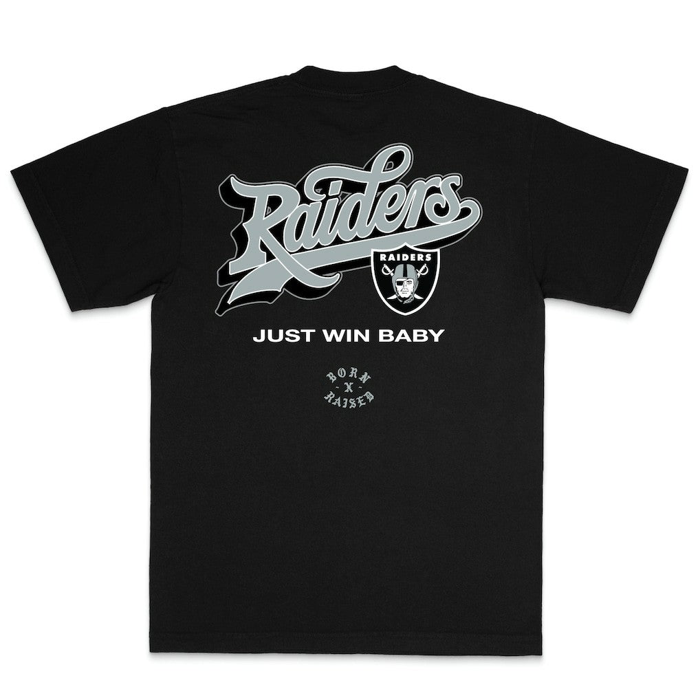 Las Vegas Raiders Born x Raised Unisex Pro Script T-Shirt - Black - NFL