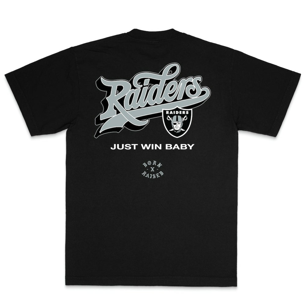 Las Vegas Raiders Born x Raised Unisex Pro Script T-Shirt - Black - NFL