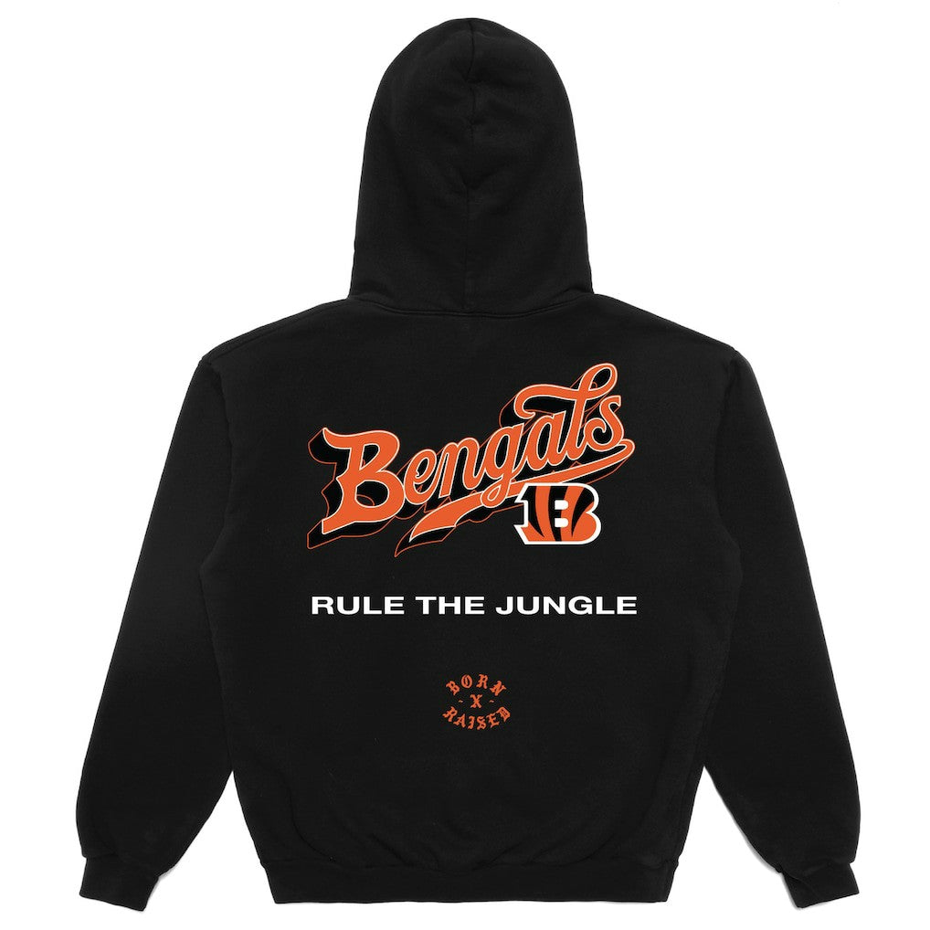 Cincinnati Bengals Born x Raised Unisex Pro Script Hoodie - Black - NFL
