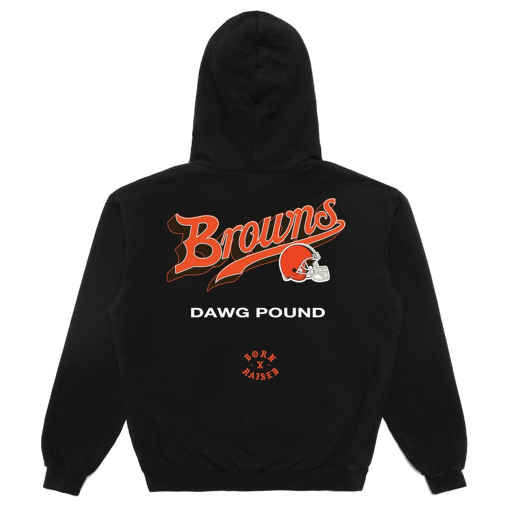 Cleveland Browns Born x Raised Unisex Pro Script Hoodie - Black - NFL