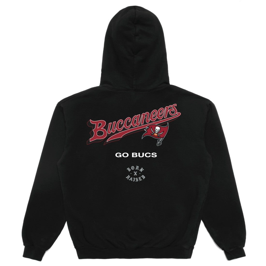 Tampa Bay Buccaneers Born x Raised Unisex Pro Script Hoodie - Black - NFL