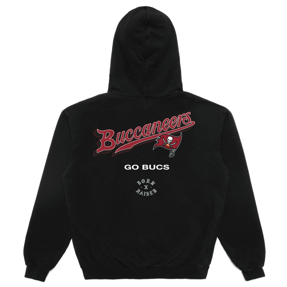 Tampa Bay Buccaneers Born x Raised Unisex Pro Script Hoodie - Black - NFL