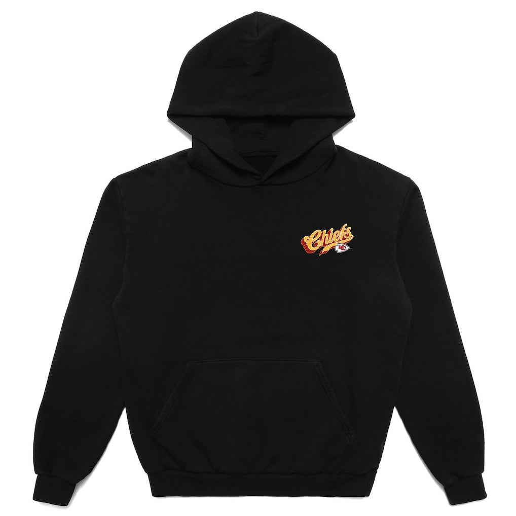 Kansas City Chiefs Born x Raised Unisex Pro Script Hoodie - Black - NFL