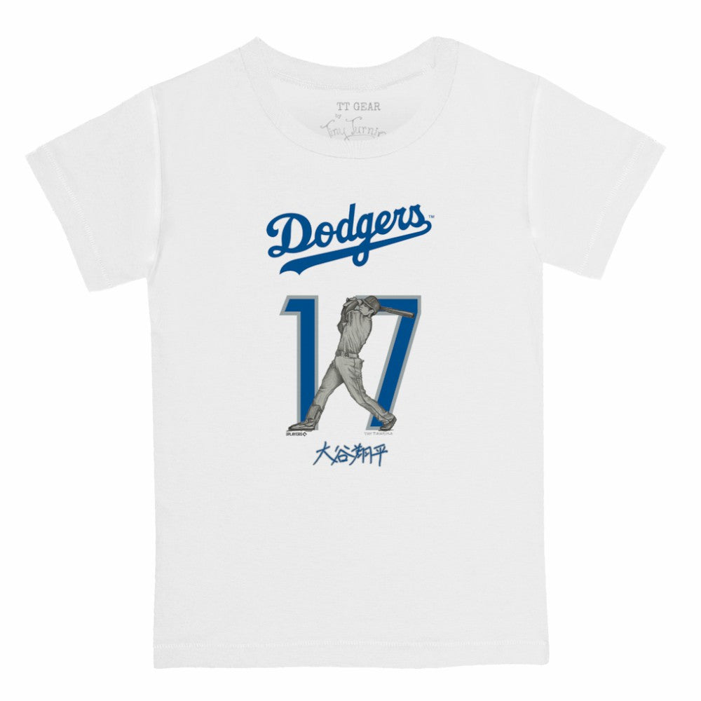 Shohei Ohtani Los Angeles Dodgers Tiny Turnip Youth Kanji Batting Graphic T-Shirt Sale