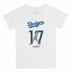 Shohei Ohtani Los Angeles Dodgers Tiny Turnip Youth Kanji Batting Graphic T-Shirt Sale