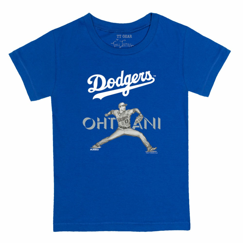 Shohei Ohtani Los Angeles Dodgers Tiny Turnip Youth Pitch Graphic T-Shirt Online