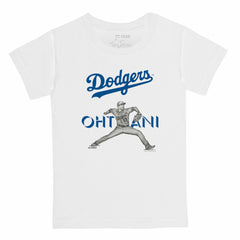 Shohei Ohtani Los Angeles Dodgers Tiny Turnip Youth Pitch Graphic T-Shirt Outlet