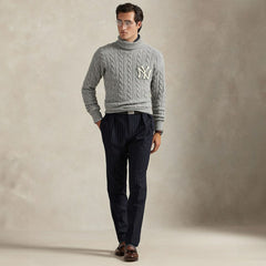 New York Yankees Polo Ralph Lauren Wool Turtleneck Sweater Online
