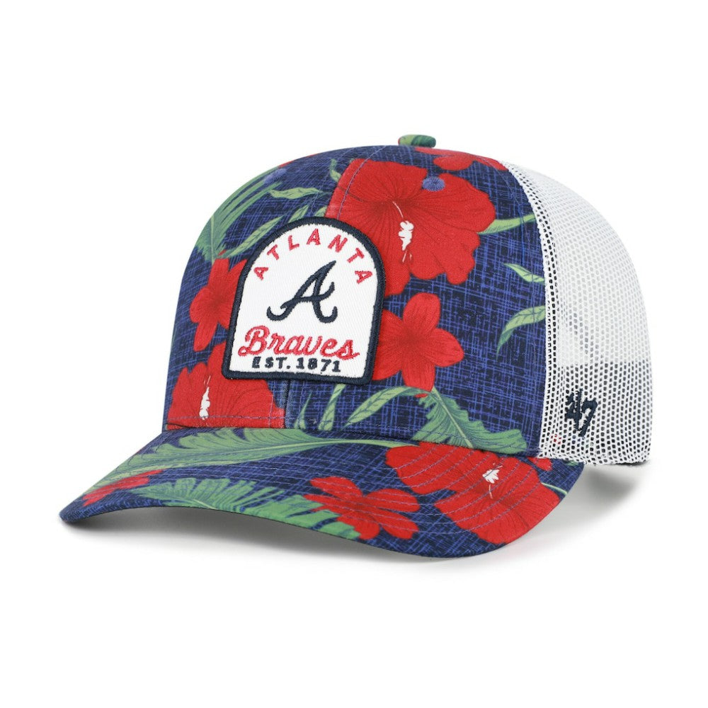 Atlanta Braves '47 Beachside Adjustable Trucker Hat Discount