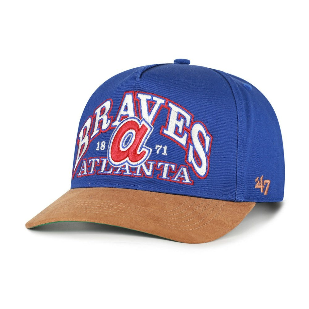 Atlanta Braves '47 Cooperstown Break Wood Suede Hitch Adjustable Hat for sale