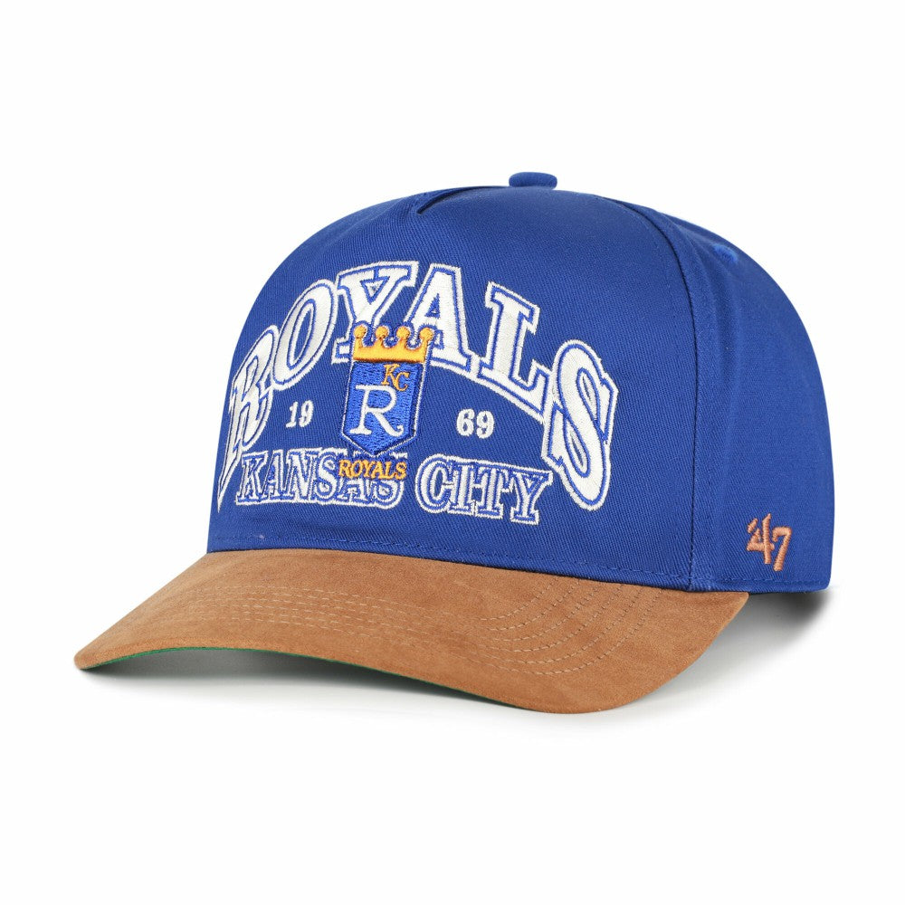 Kansas City Royals '47 Cooperstown Break Wood Suede Hitch Adjustable Hat Sale