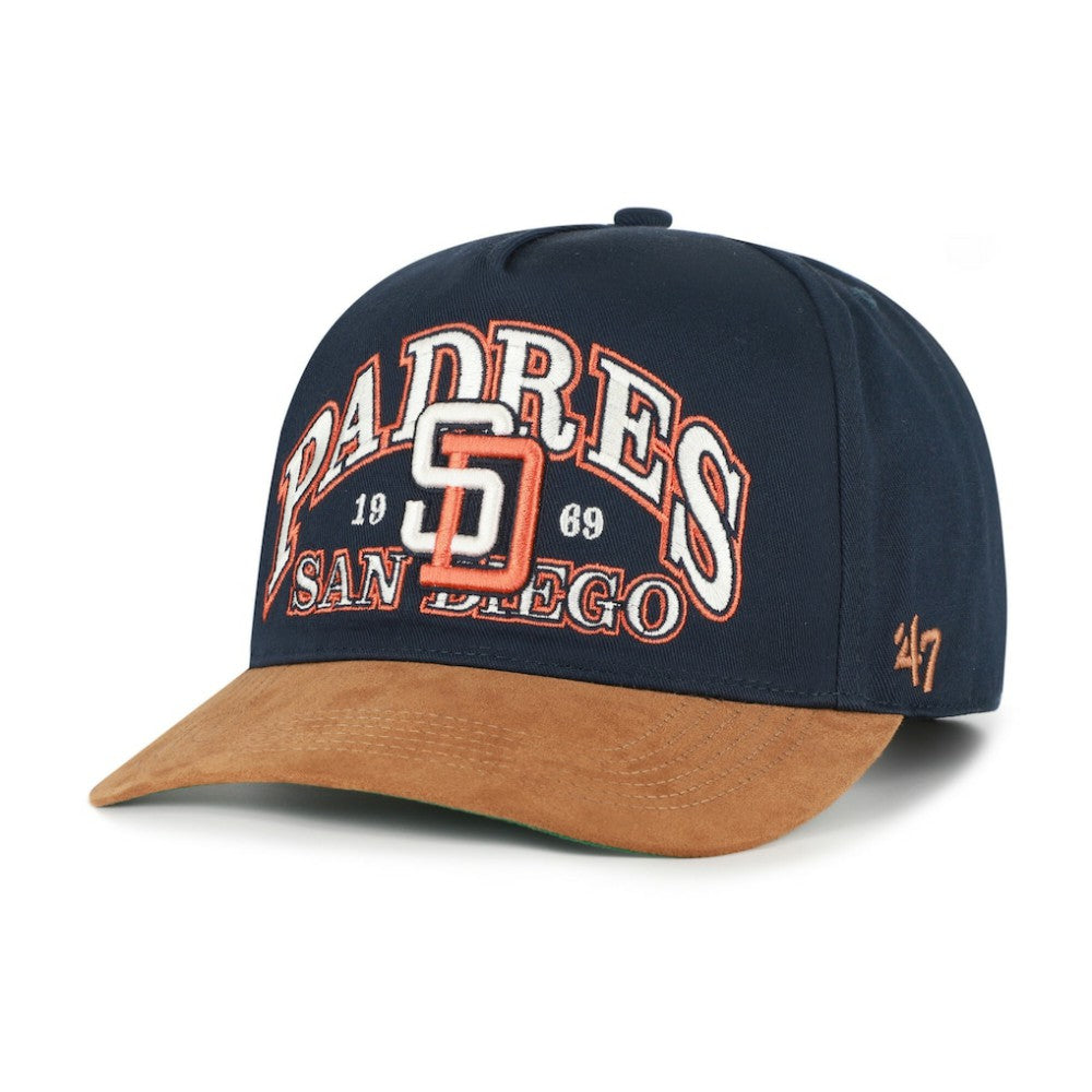 San Diego Padres '47 Cooperstown Break Wood Suede Hitch Adjustable Hat Outlet