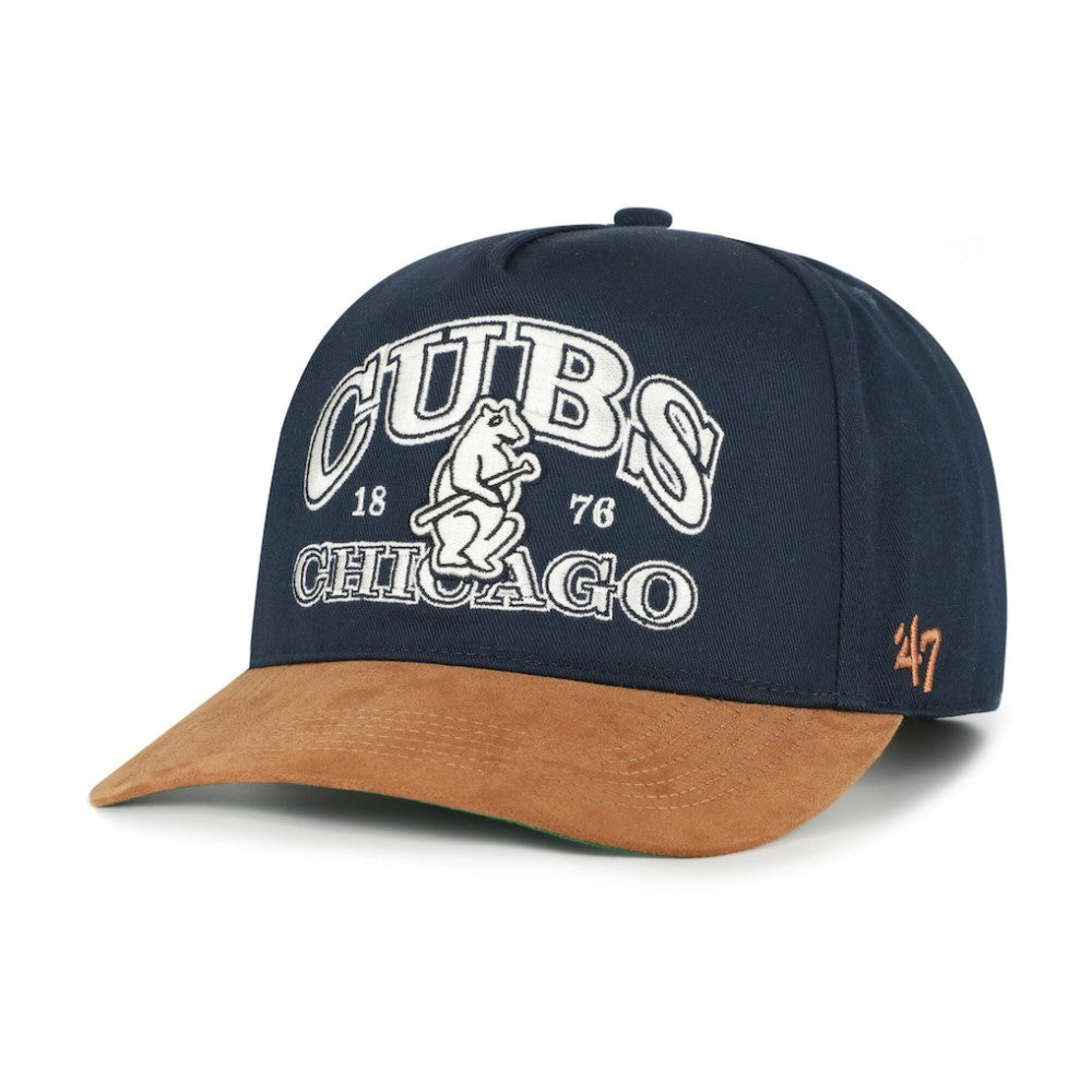 Chicago Cubs '47 Cooperstown Break Wood Suede Hitch Adjustable Hat Online