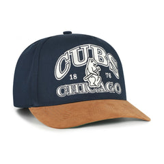 Chicago Cubs '47 Cooperstown Break Wood Suede Hitch Adjustable Hat Online