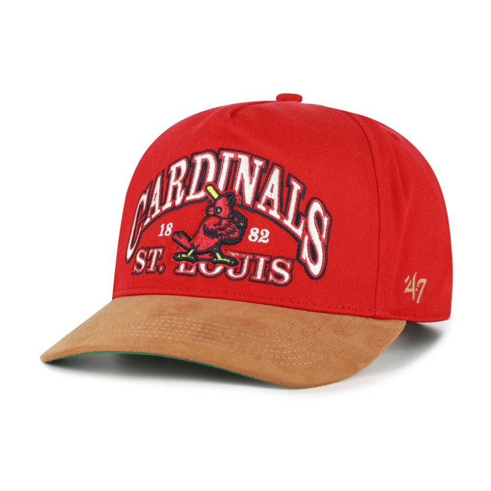 St. Louis Cardinals '47 Cooperstown Break Wood Suede Hitch Adjustable Hat Discount