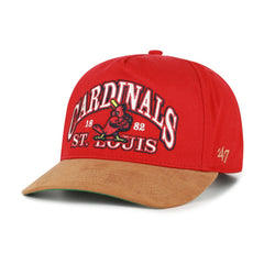 St. Louis Cardinals '47 Cooperstown Break Wood Suede Hitch Adjustable Hat Discount