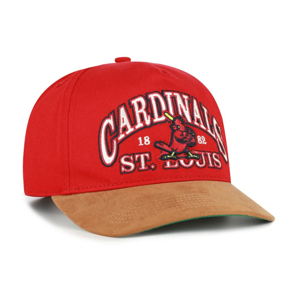 St. Louis Cardinals '47 Cooperstown Break Wood Suede Hitch Adjustable Hat Discount