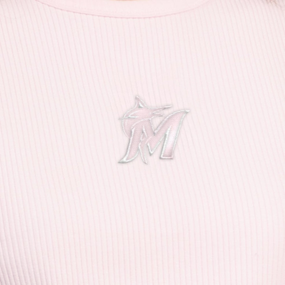 Miami Marlins Starter Women's Pastels Ribbed Tank Top Outlet