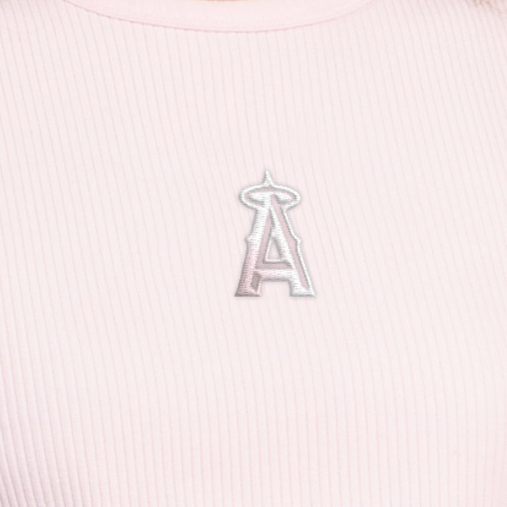 Los Angeles Angels Starter Women's Pastels Ribbed Tank Top Outlet