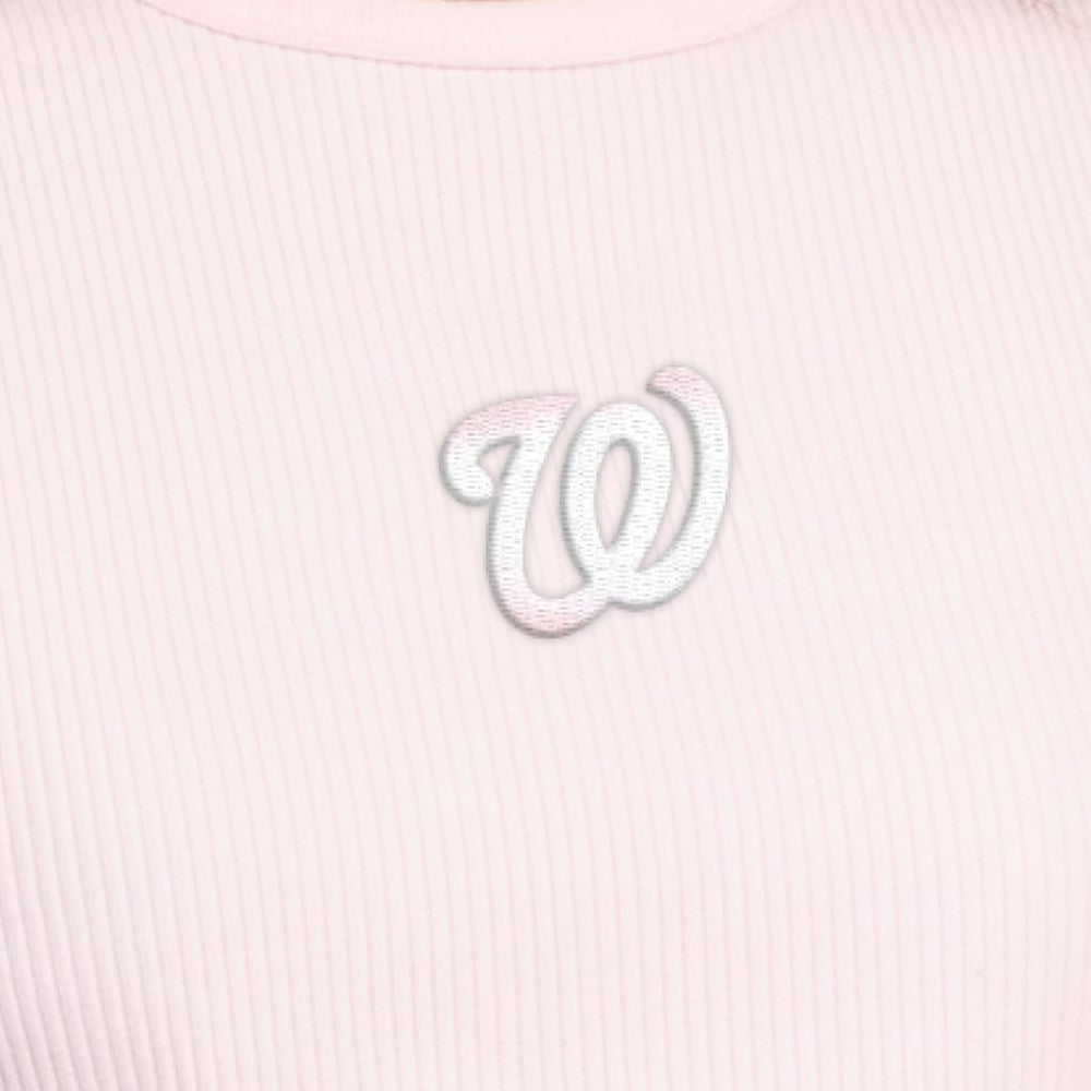 Washington Nationals Starter Women's Pastels Ribbed Tank Top Discount