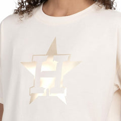 Houston Astros Starter Women's Pastels Boxy Cropped T-Shirt for sale