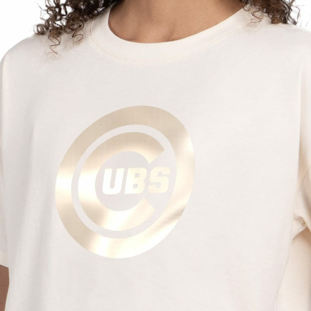 Chicago Cubs Starter Women's Pastels Boxy Cropped T-Shirt Sale