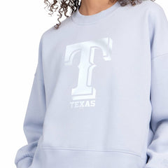 Texas Rangers Starter Women's Pastels Boxy Fleece Sweatshirt Discount