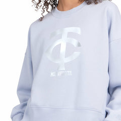 Minnesota Twins Starter Women's Pastels Boxy Fleece Sweatshirt Discount