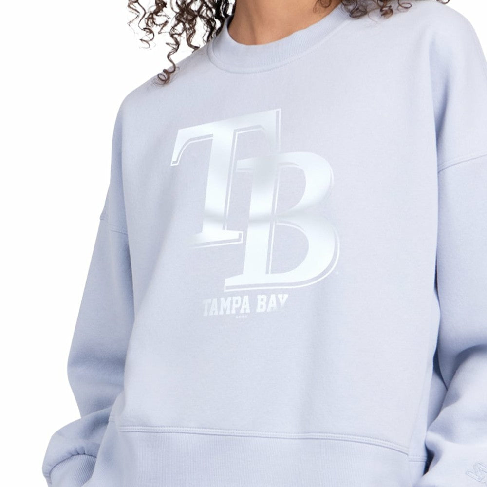 Tampa Bay Rays Starter Women's Pastels Boxy Fleece Sweatshirt for sale