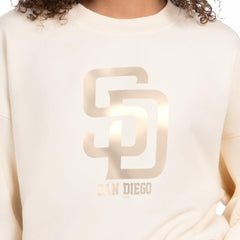 San Diego Padres Starter Women's Pastels Boxy Fleece Sweatshirt Near Me