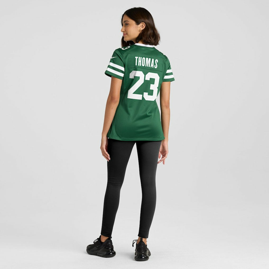 Azareye'h Thomas New York Jets Women's Team Game Jersey - Legacy Green - Nike