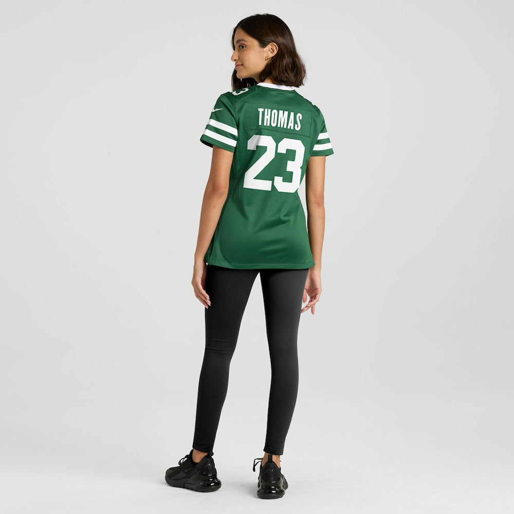 Azareye'h Thomas New York Jets Women's Team Game Jersey - Legacy Green - Nike
