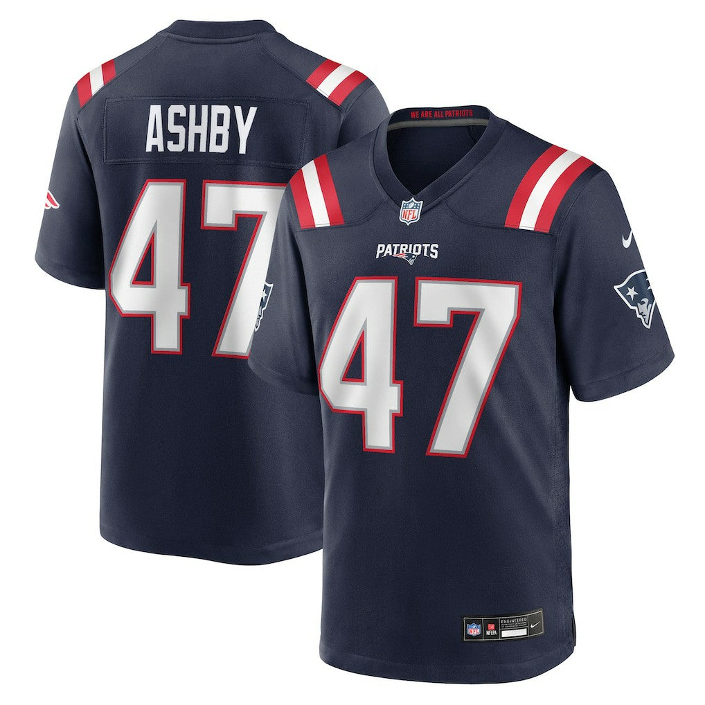 Julian Ashby New England Patriots Team Game Jersey - Navy - Nike