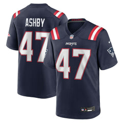 Julian Ashby New England Patriots Team Game Jersey - Navy - Nike