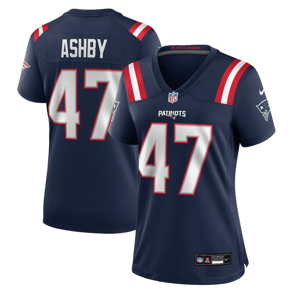 Julian Ashby New England Patriots Women's Team Game Jersey - Navy - Nike