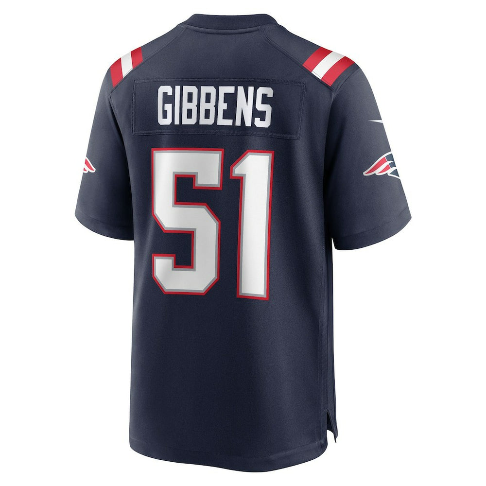 Jack Gibbens New England Patriots Team Game Jersey - Navy - Nike